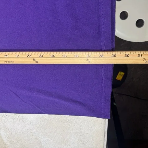 Vintage Anvil Aladdin Movie Cast Crew T-Shirt Purple Mens XL Disney - Picture 12 of 12